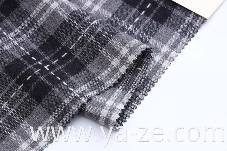 Hot selling cheap custom woven woolen wool check tweed plaid manufacturer fabric for overcoat suit blazer woolen wool suit manufacturer fabric for women cloth